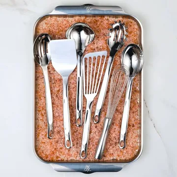 Hestan Provisions køkkenredskabssæt - Rustfrit stål, 8 dele - Hestan