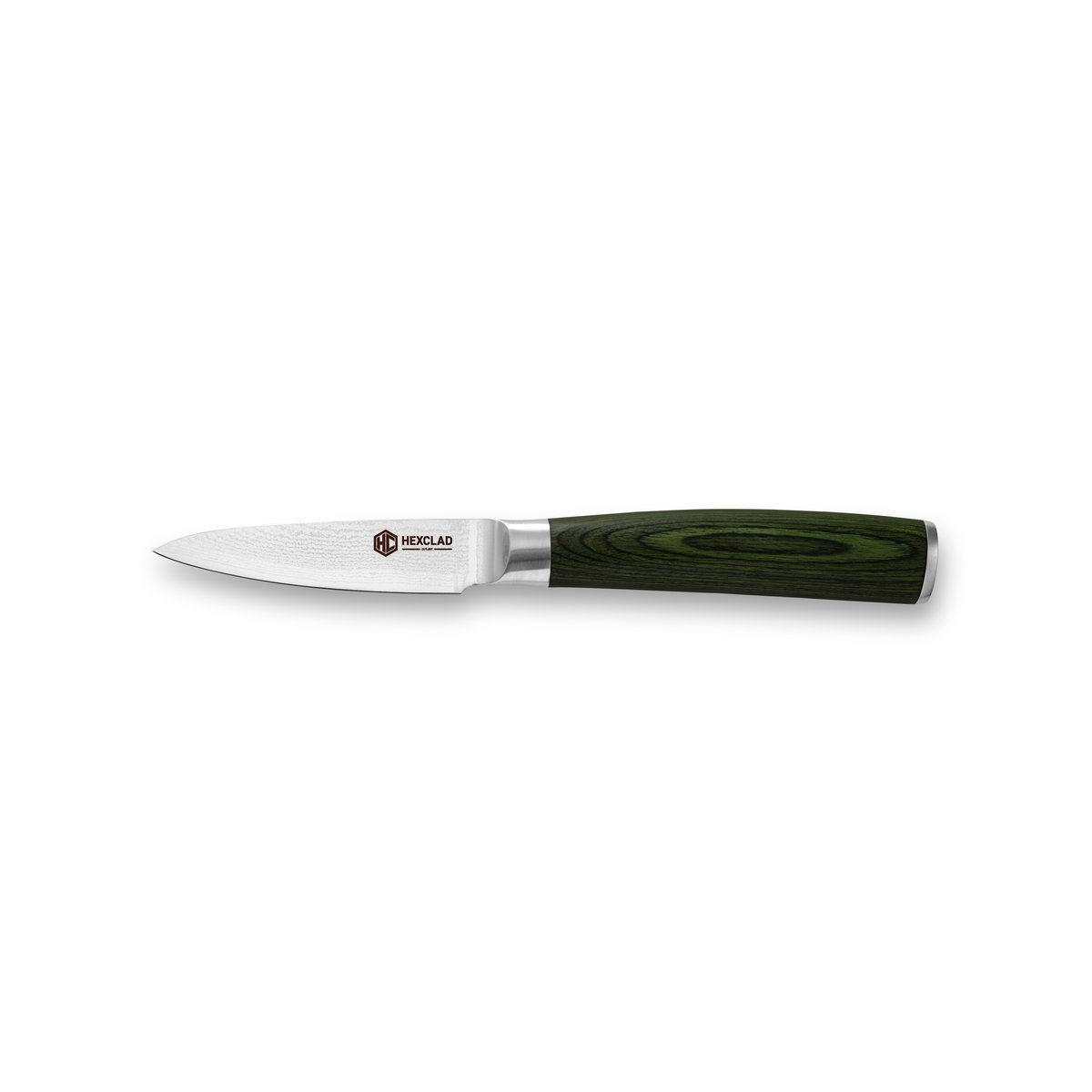 Hexclad Hexclad grøntsagskniv 67-lags damaskus 9 cm Grøn