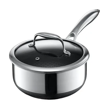 Hexclad gryde med låg - 2 l - Hexclad