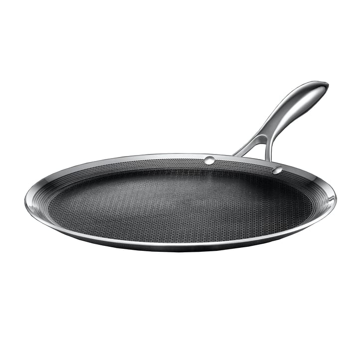 Hexclad stegepande hybrid Ø30 cm - Rustfrit stål-sort - Hexclad