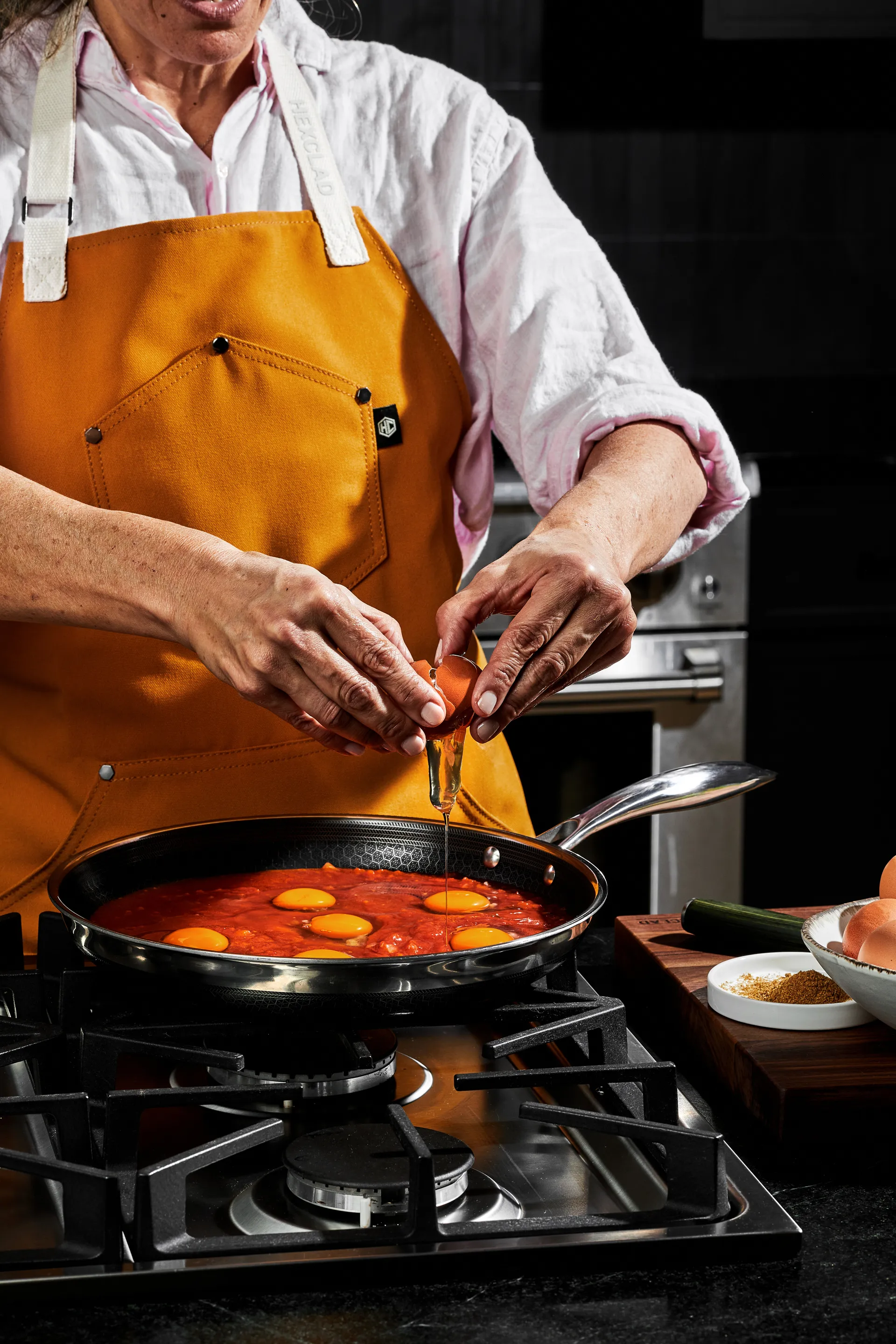 Hexclad stegepande hybrid, Ø30 cm Hexclad