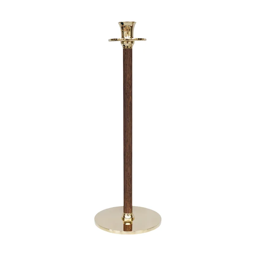 Hilke Collection Alto Basso lysestage 35 cm Messing