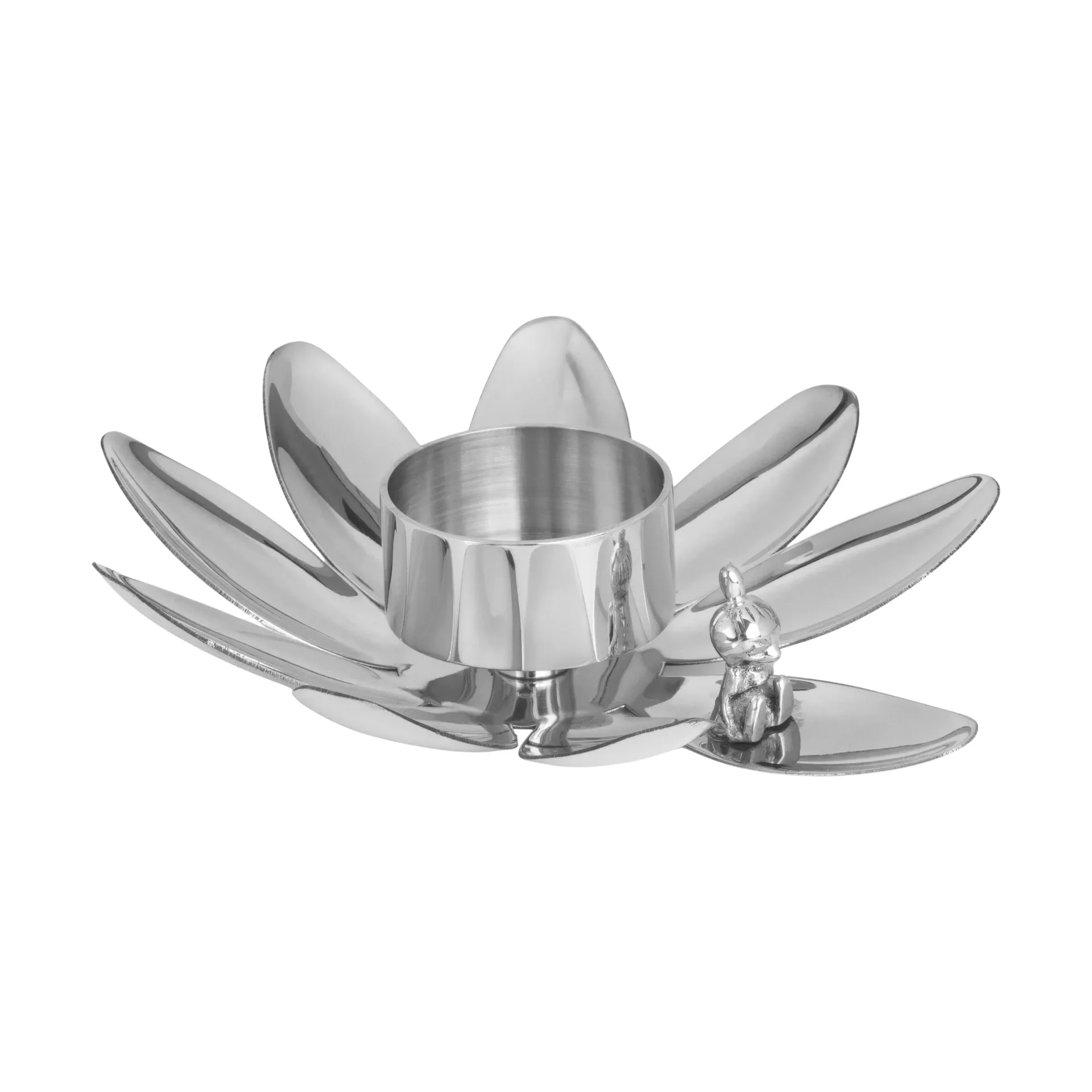 Hilke X Mumin Lille My lysestage, Forkromet messing Hilke Collection