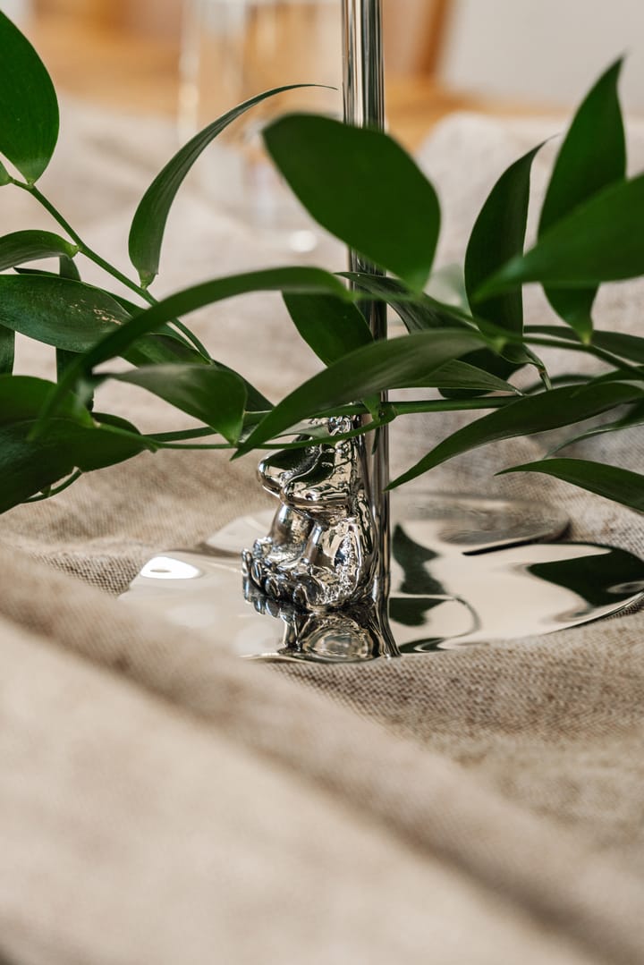 Hilke X Mumin Lille My lysestage, Forkromet messing Hilke Collection