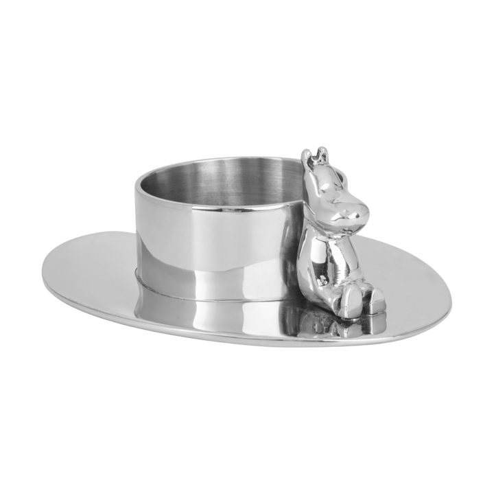 Hilke X Mumin No.3 lysestage - Forkromet messing - Hilke Collection