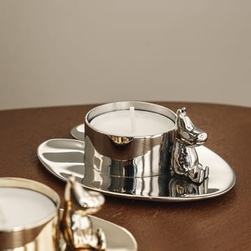 Hilke X Mumin No.3 lysestage - Forkromet messing - Hilke Collection