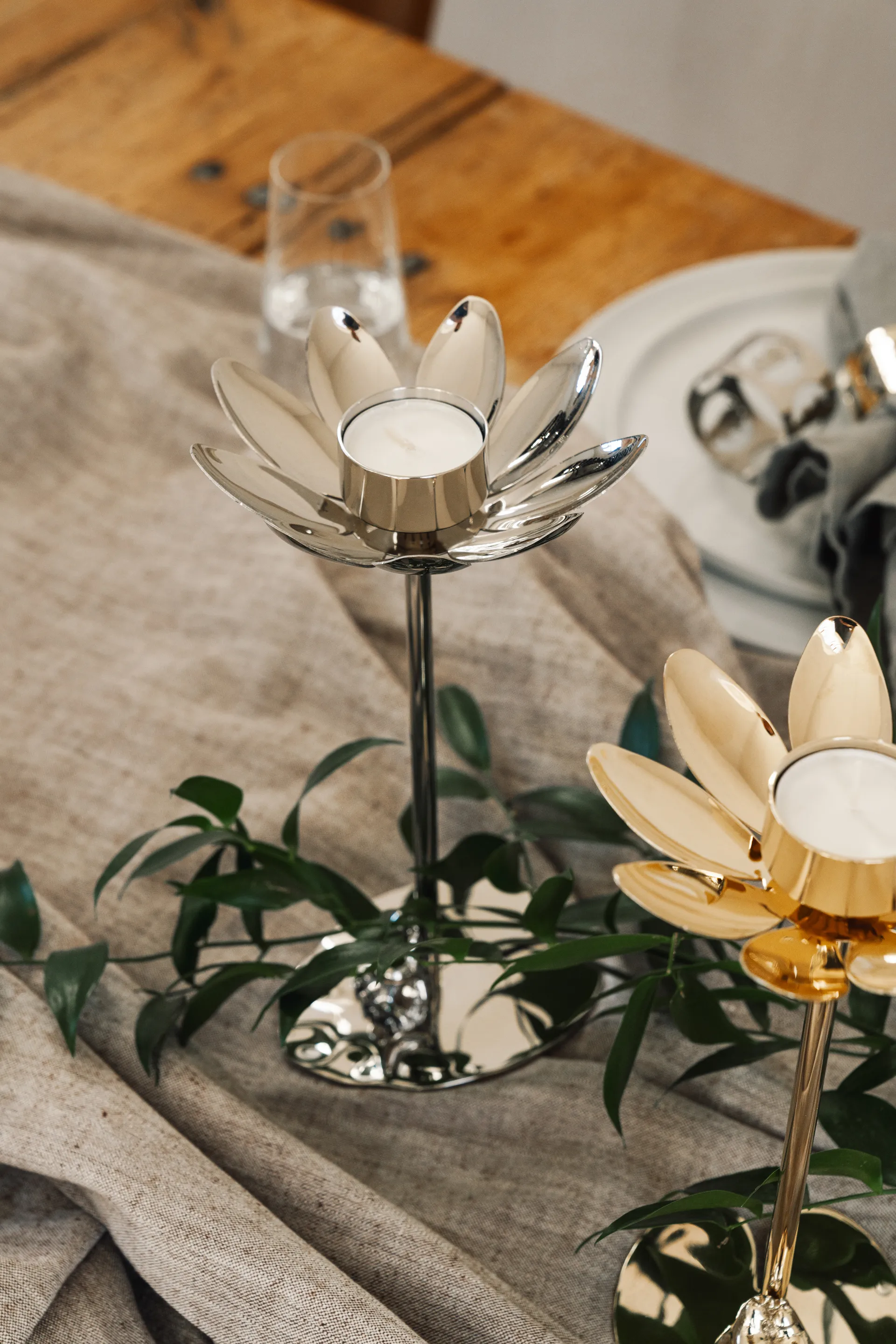 Hilke X Mumin & Snorkfrøken, Forkromet messing Hilke Collection