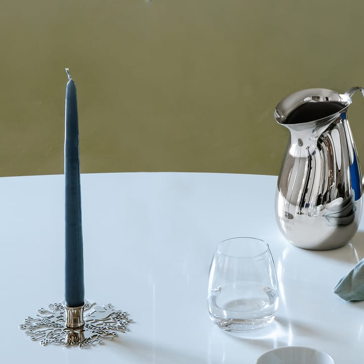 Hilke X Mumitrold No.1 lysestage, Forniklet messing Hilke Collection
