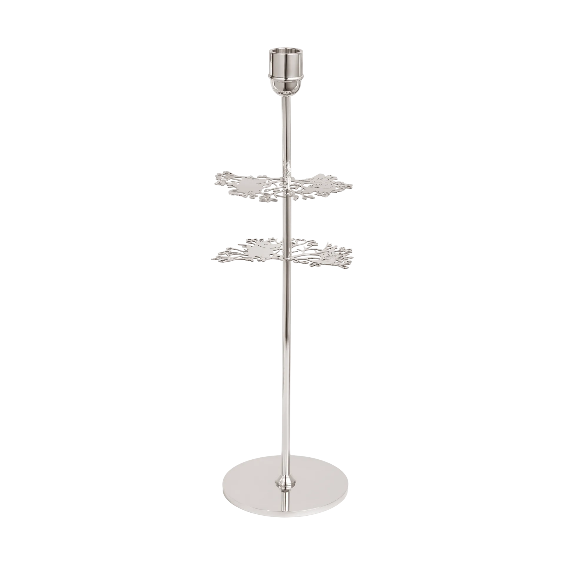 Hilke X Mumitrold No.2 lysestage, Forniklet messing Hilke Collection