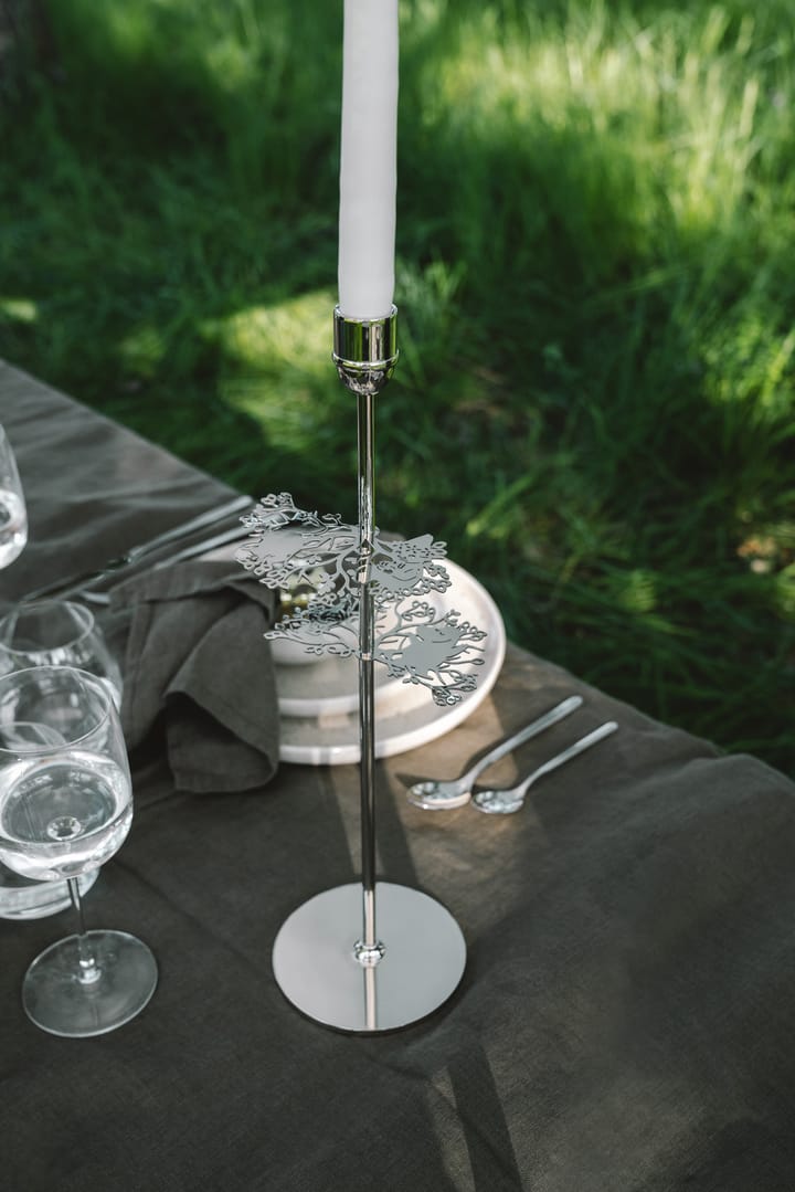 Hilke X Mumitrold No.2 lysestage, Forniklet messing Hilke Collection