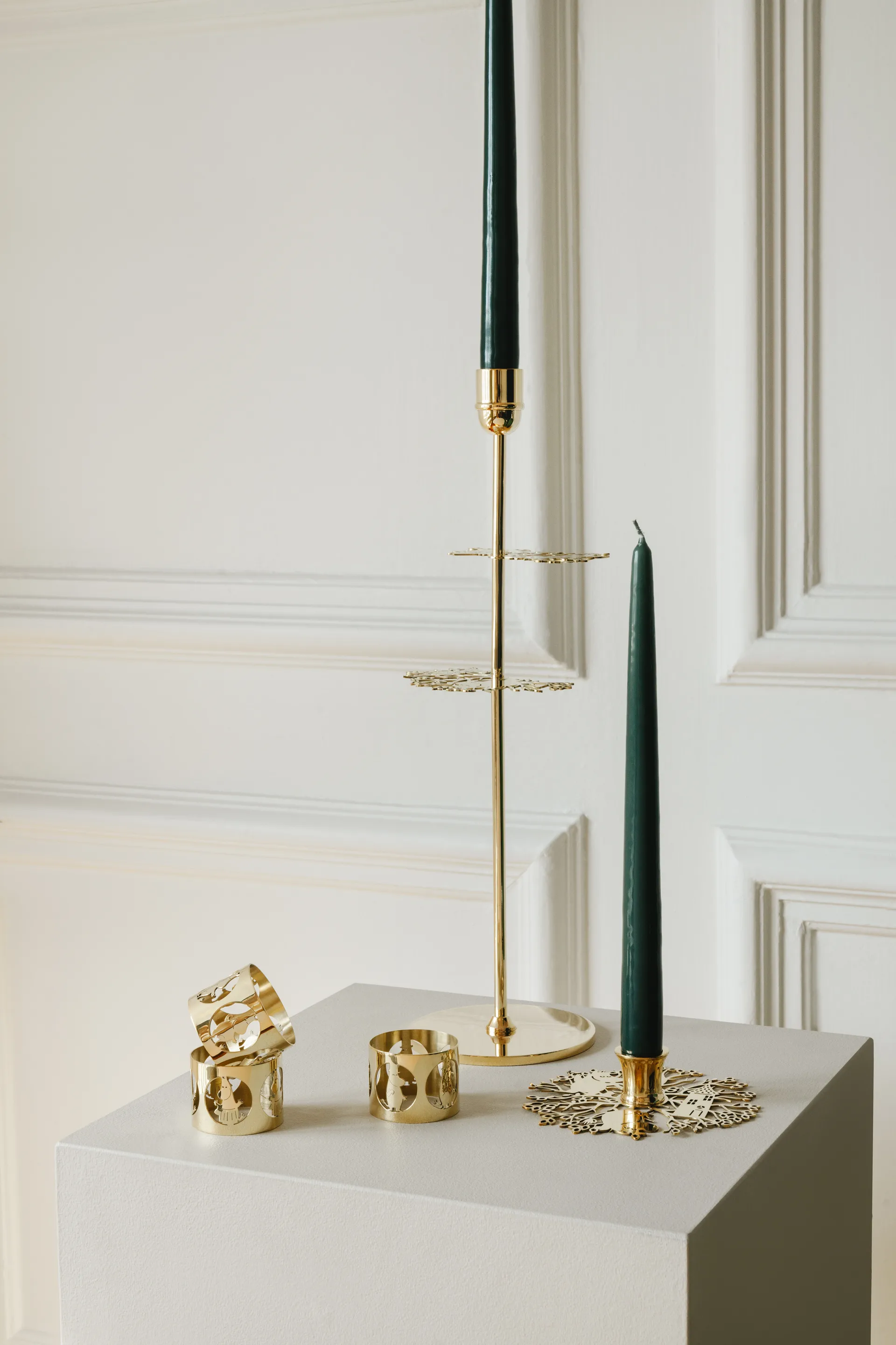 Hilke X Mumitrold No.2 lysestage, Messing Hilke Collection