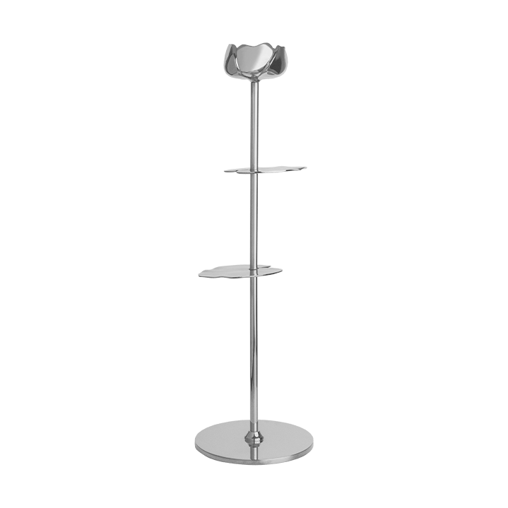 Ninfea Alta lysestage 30 cm - Forkromet messing - Hilke Collection
