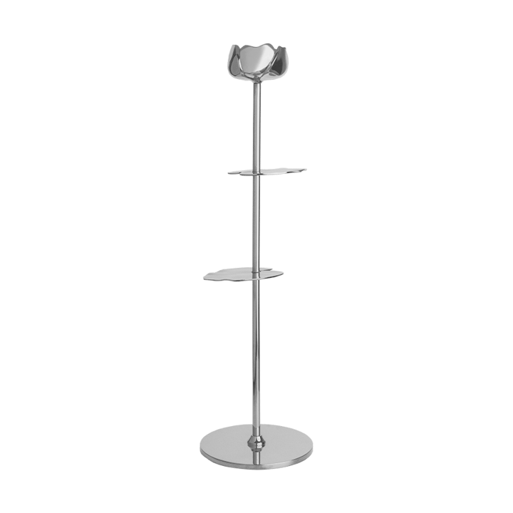 Ninfea Alta lysestage 35 cm - Forkromet messing - Hilke Collection