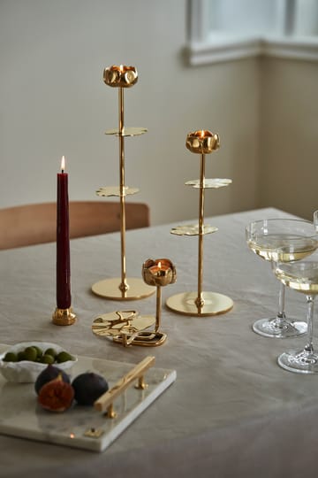 Ninfea Alta lysestage 40 cm - Messing - Hilke Collection