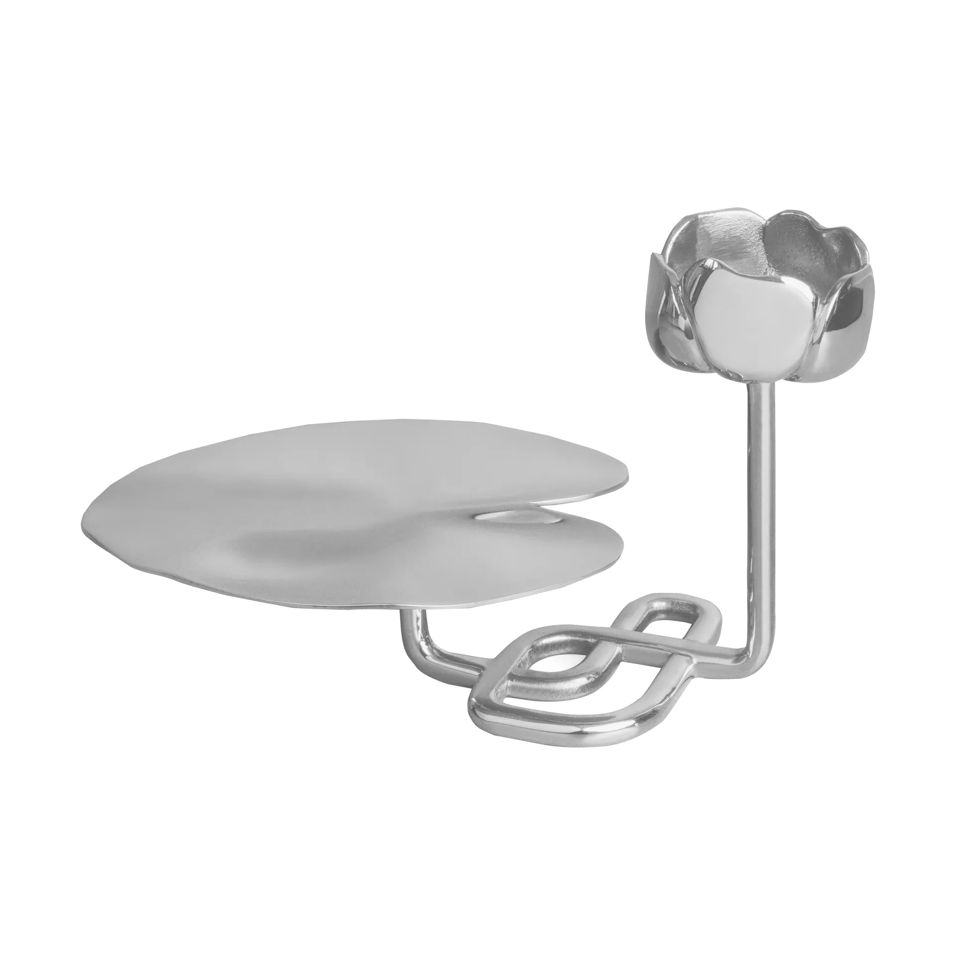 Ninfea No.2 lysestage, Forkromet messing Hilke Collection