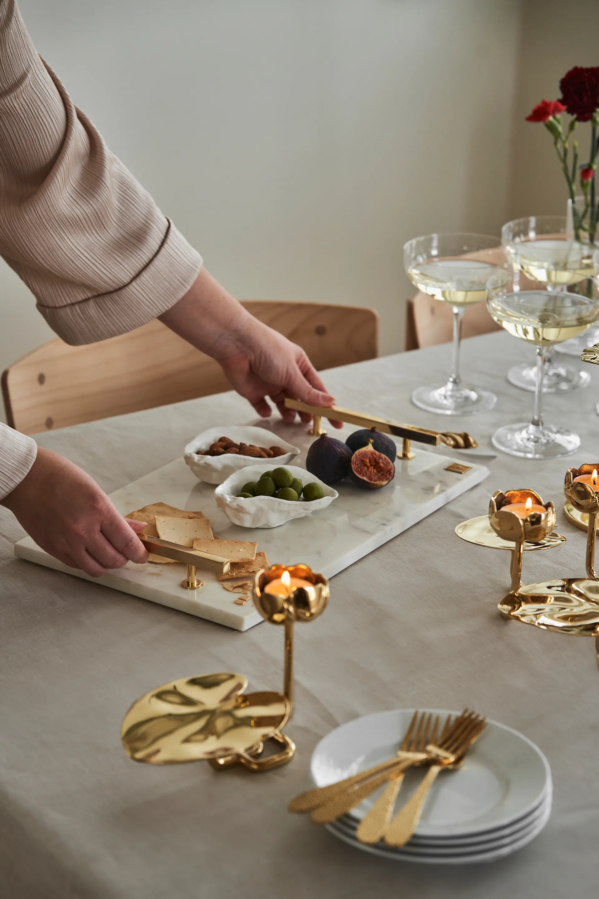 Ninfea No.2 lysestage, Messing Hilke Collection