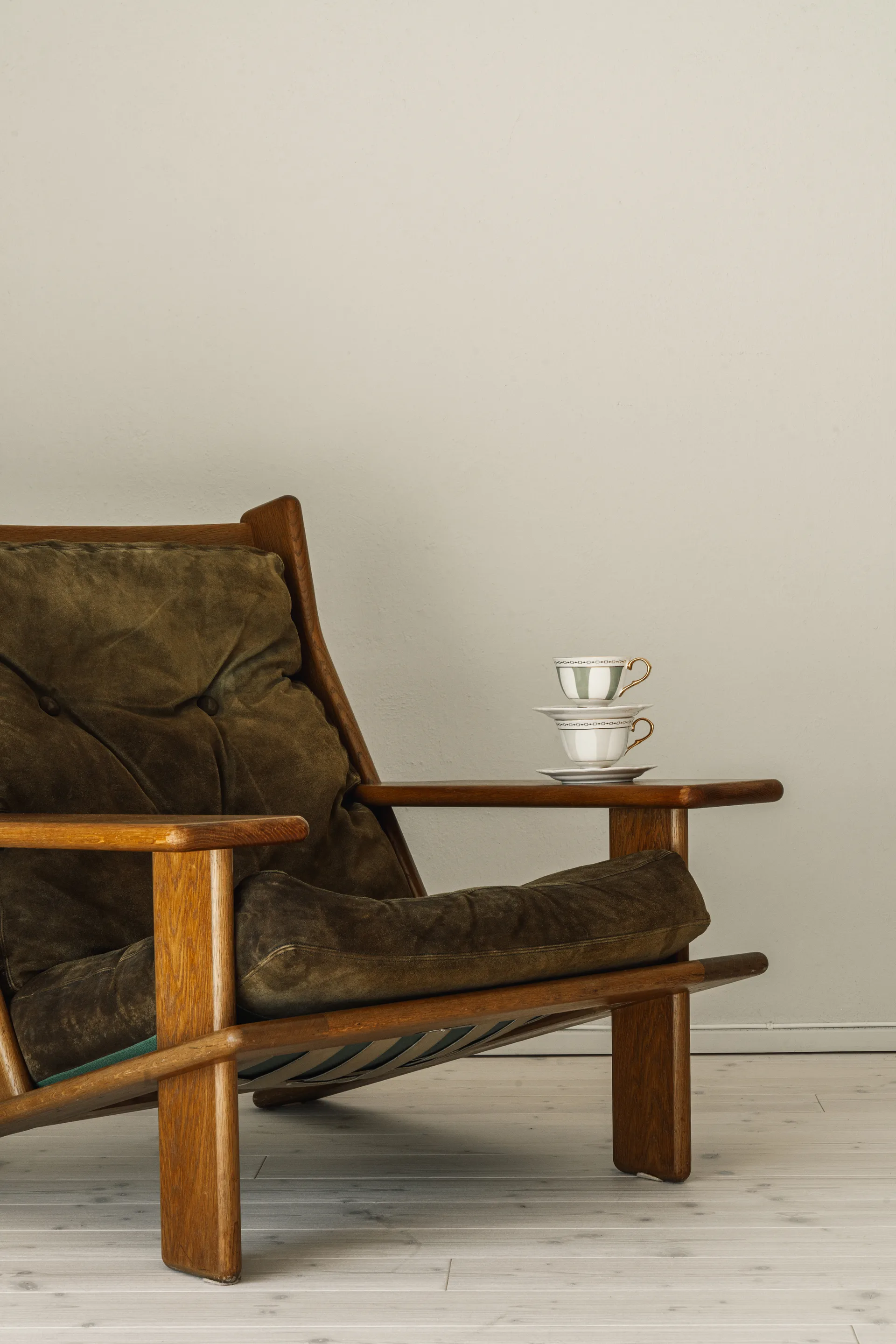 Strisce Tortora kop med underkop, 22 cl Hilke Collection