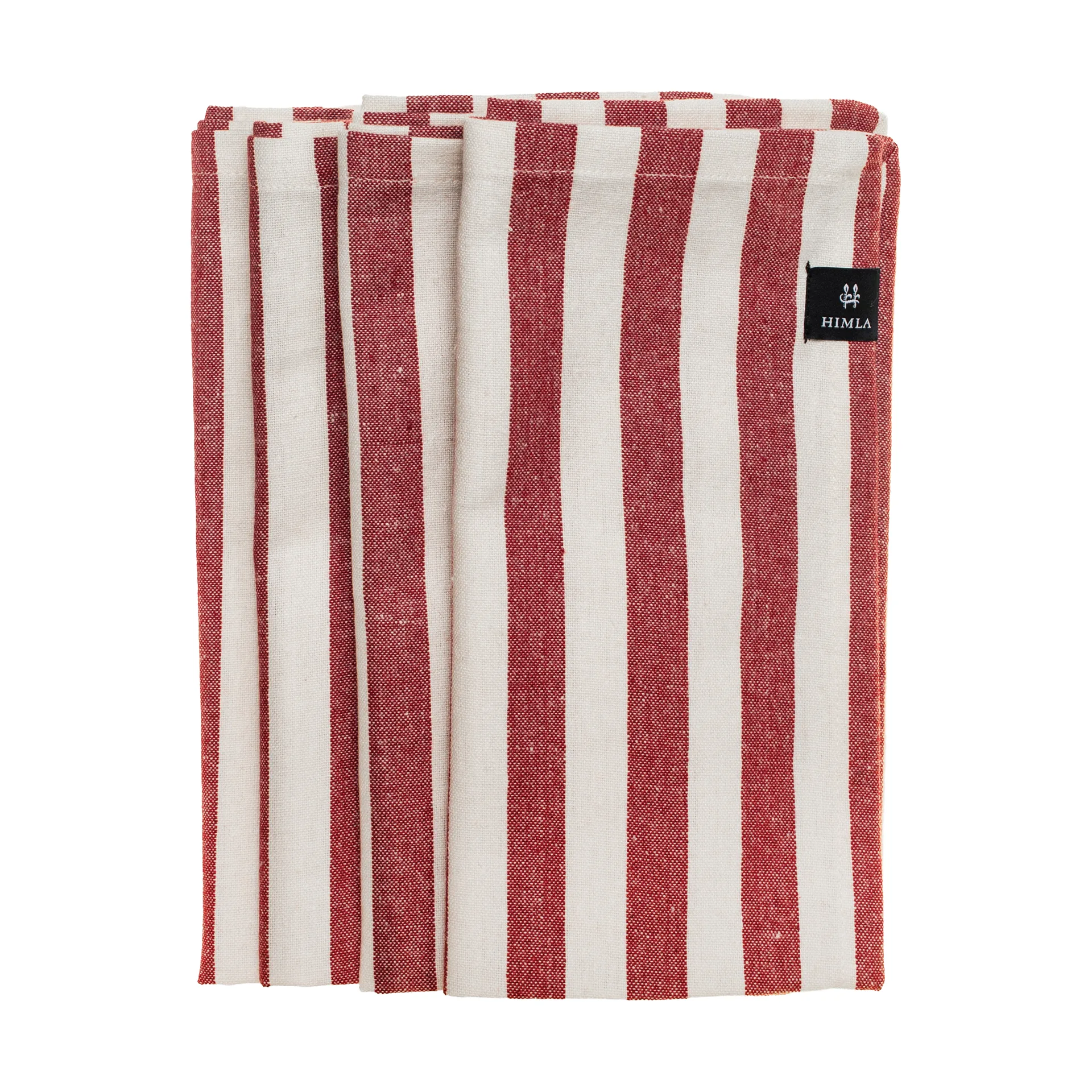 Bretagne stofserviet 50x50 cm 4-pak, Deep red Himla