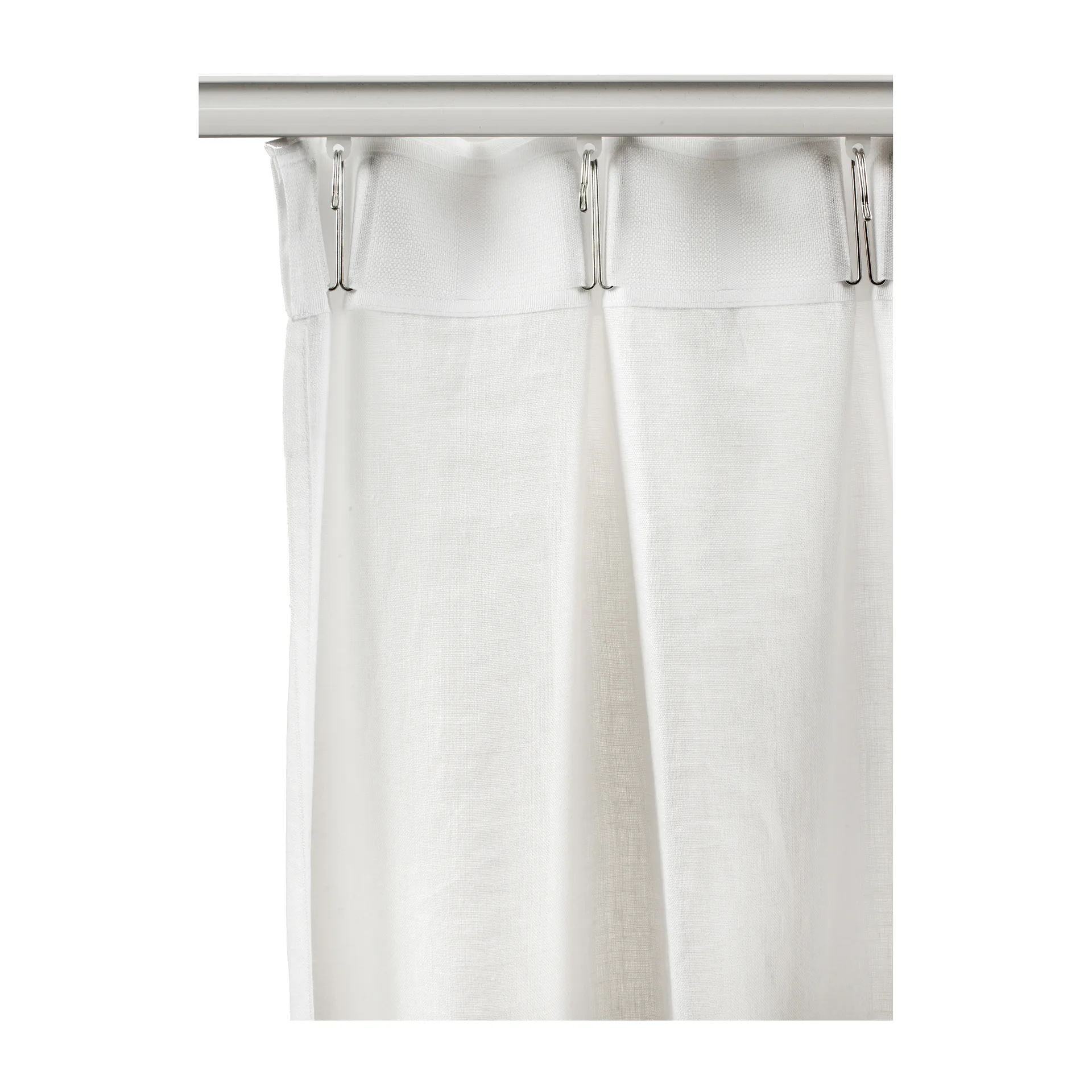 Sunshine gardin med rynkebånd 140x250 cm, Ash (grå) Himla