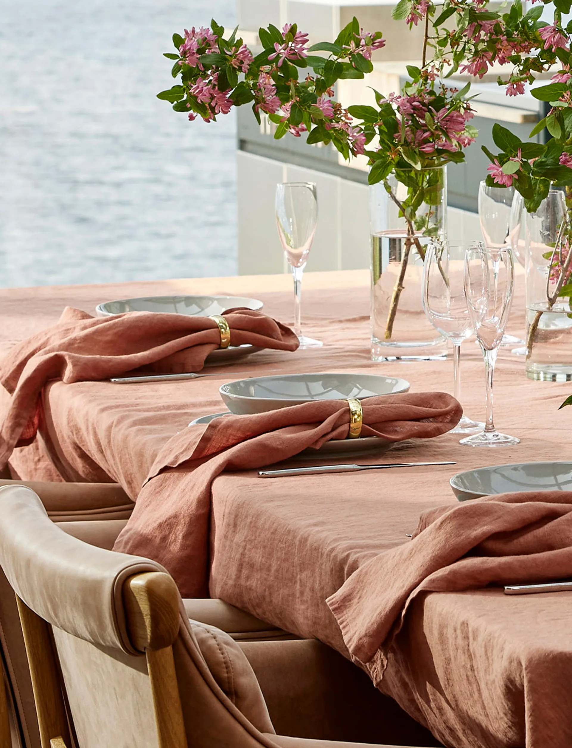 Sunshine serviet 4-pak, Grounded, 45x45 cm Himla