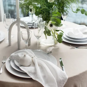 Sunshine serviet 4-pak - hvid - Himla