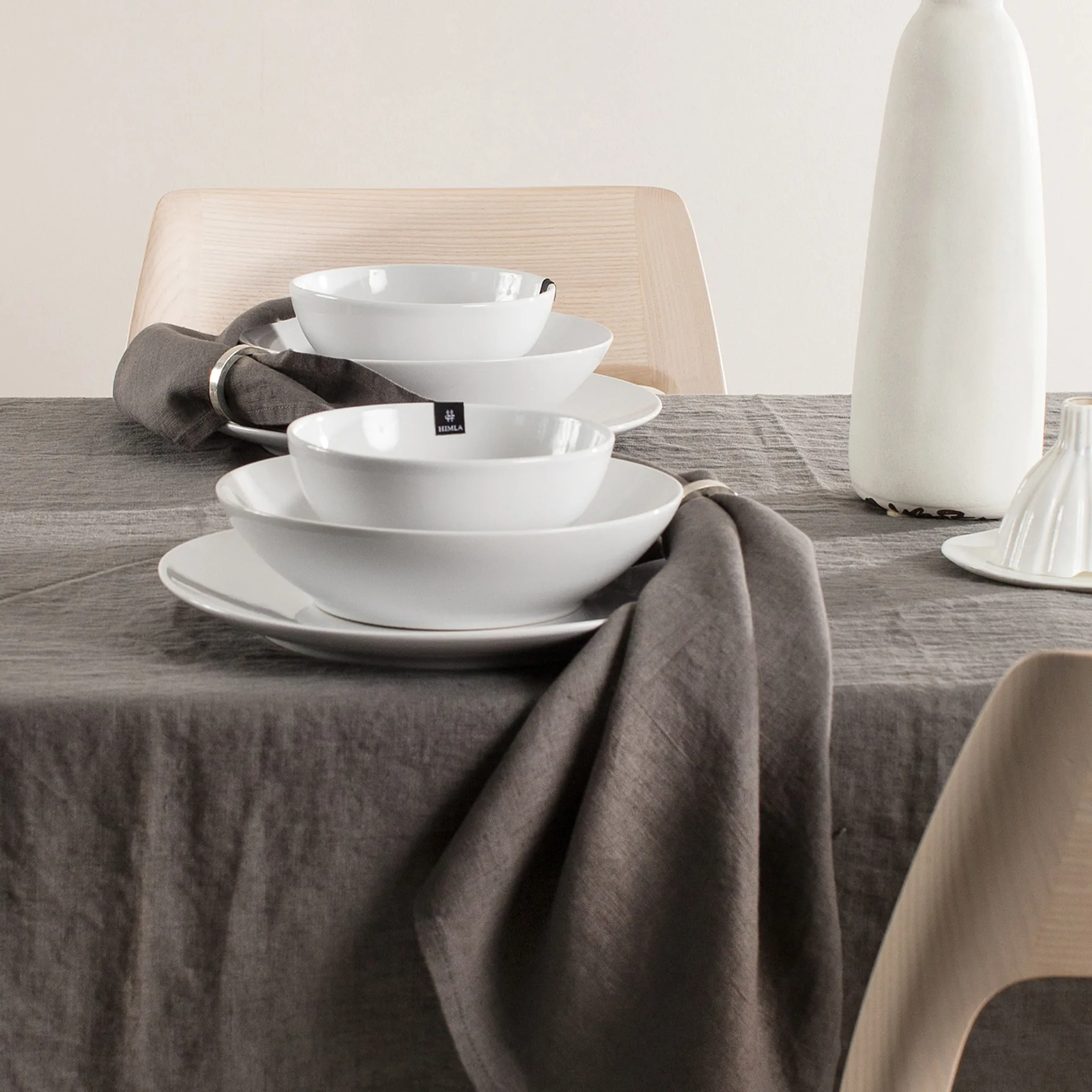 Sunshine serviet 4 stk, Charcoal (mørkegrå) Himla