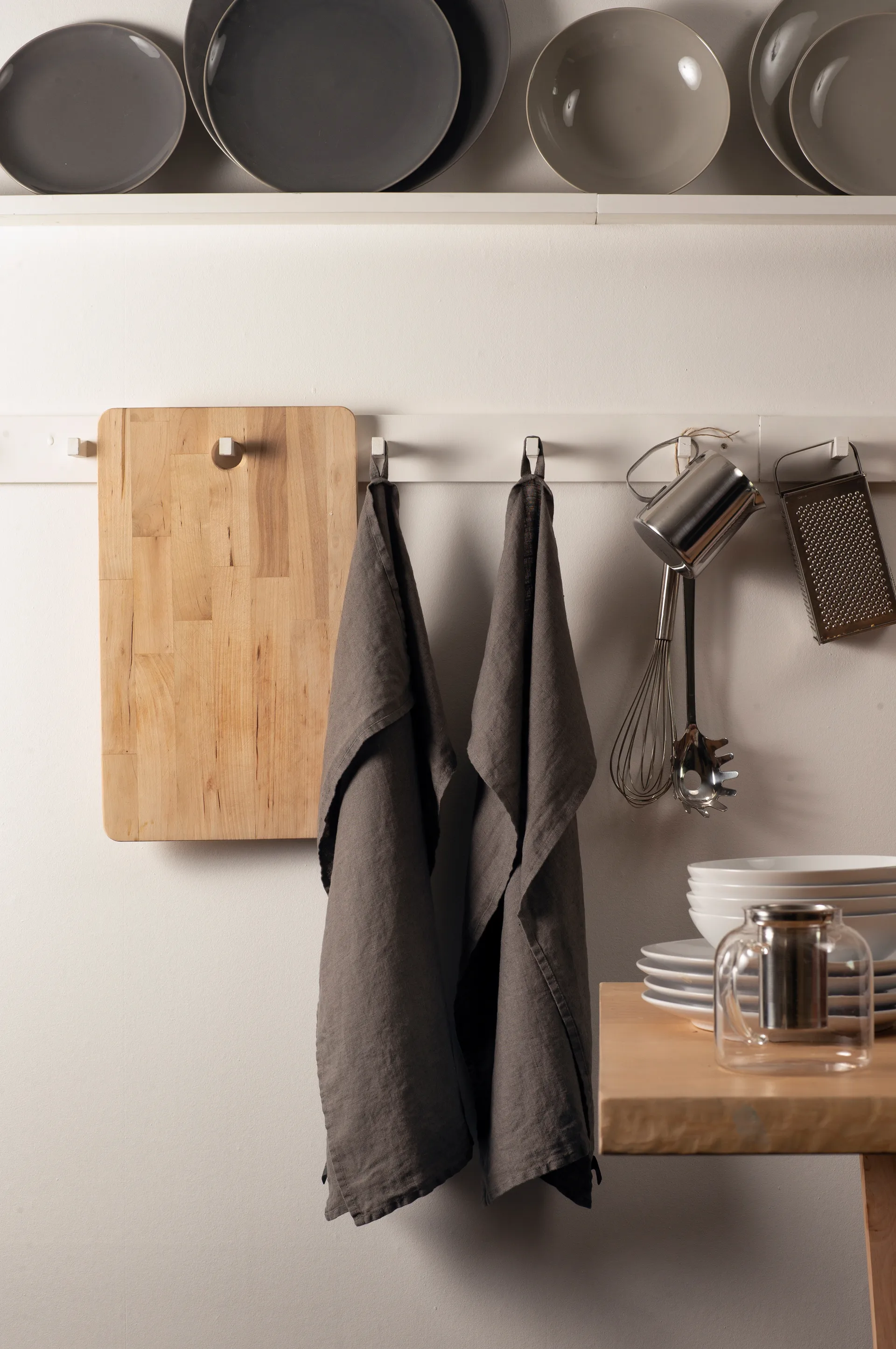 Sunshine viskestykke 2-pak, Charcoal (mørkegrå) Himla