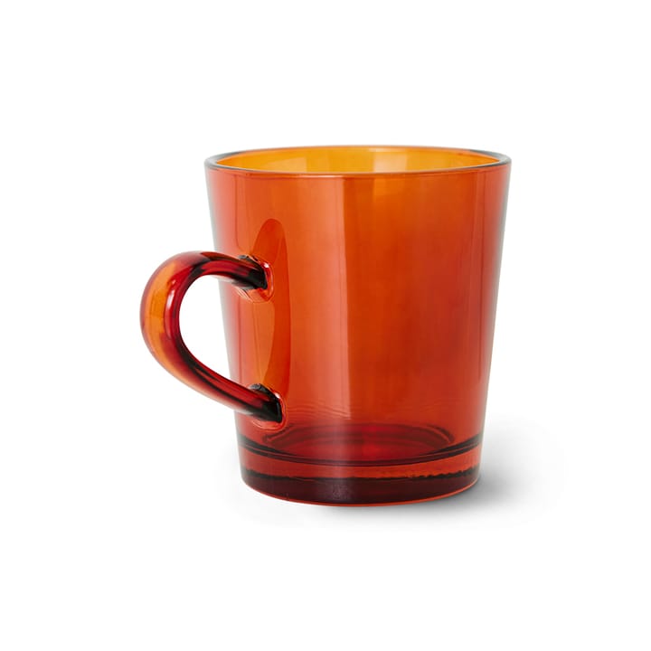 70's glassware kaffekop 20 cl 4-pak, Amber brown HKliving