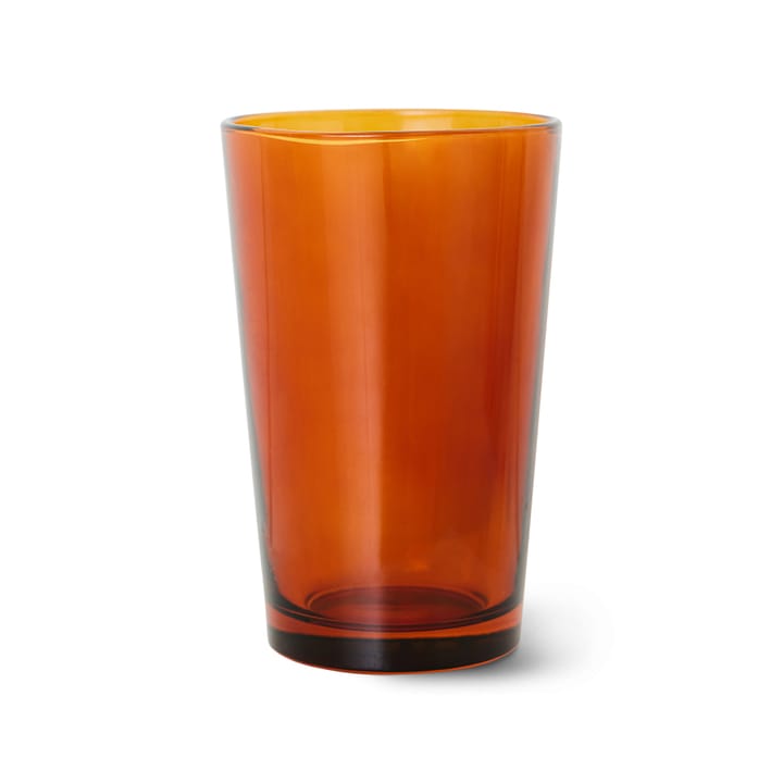 70's glassware teglas 20 cl 4-pak, Amber brown HKliving