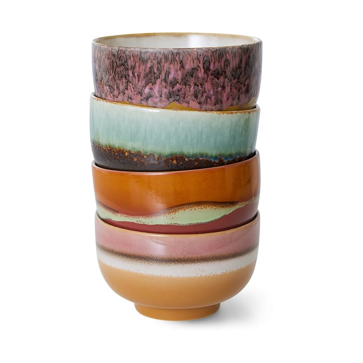 70's skål Ø13,5 cm 4-pak, Geyser HKliving