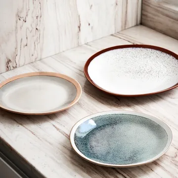 70's tallerken 22 cm 2-pak - Earth - HKliving