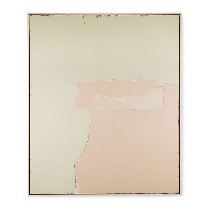 Abstrakt Maleri 100x120 cm, Oliven-nude HKliving