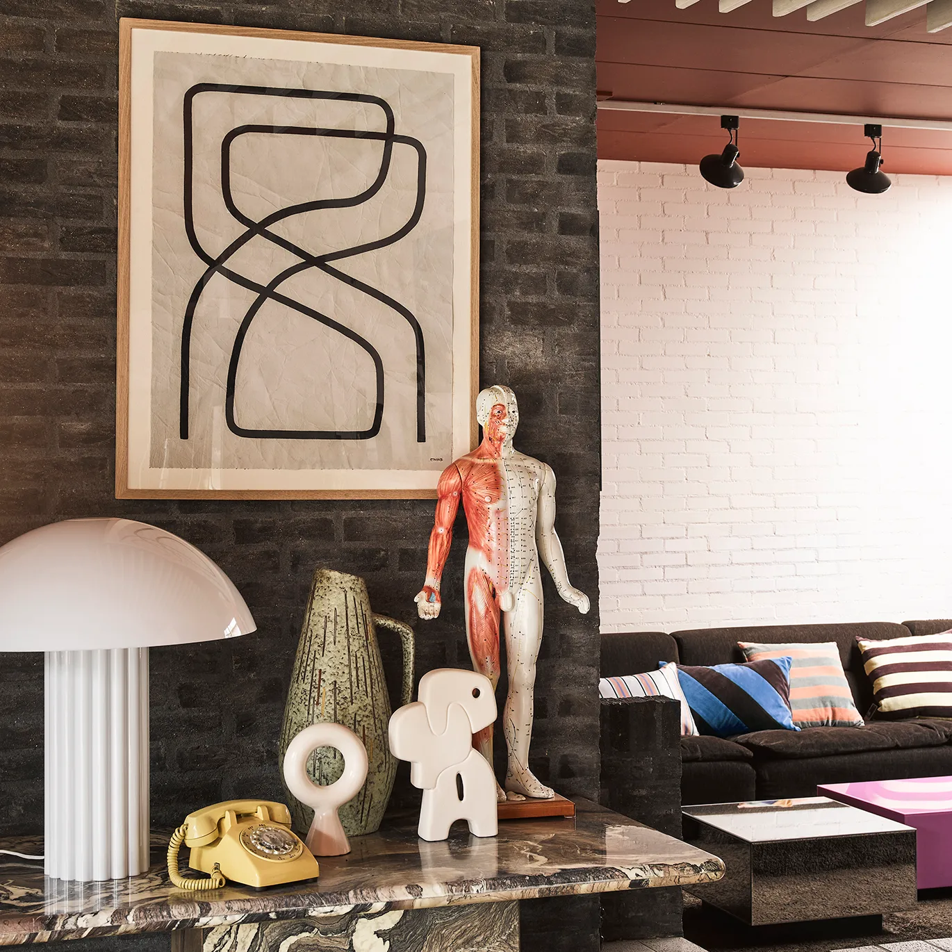 Cupola bordlampe 61 cm, Hvid HKliving