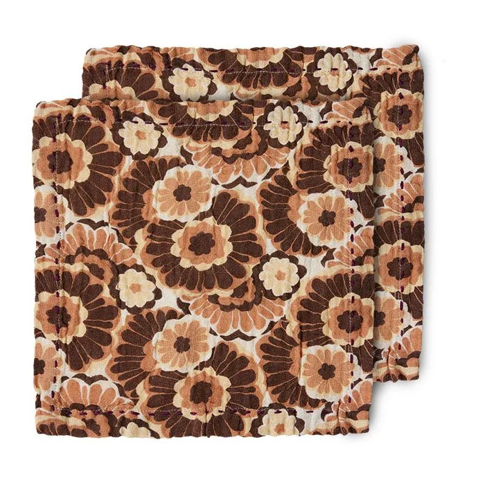 HKliving Floral bomuldsservietter 30x30 cm 2-pak Vintage