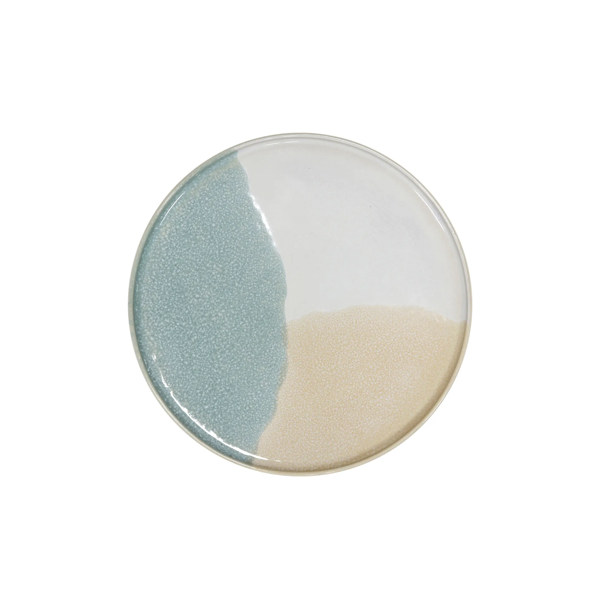 Gallery Ceramics rund tallerken, Mint/Nude HKliving