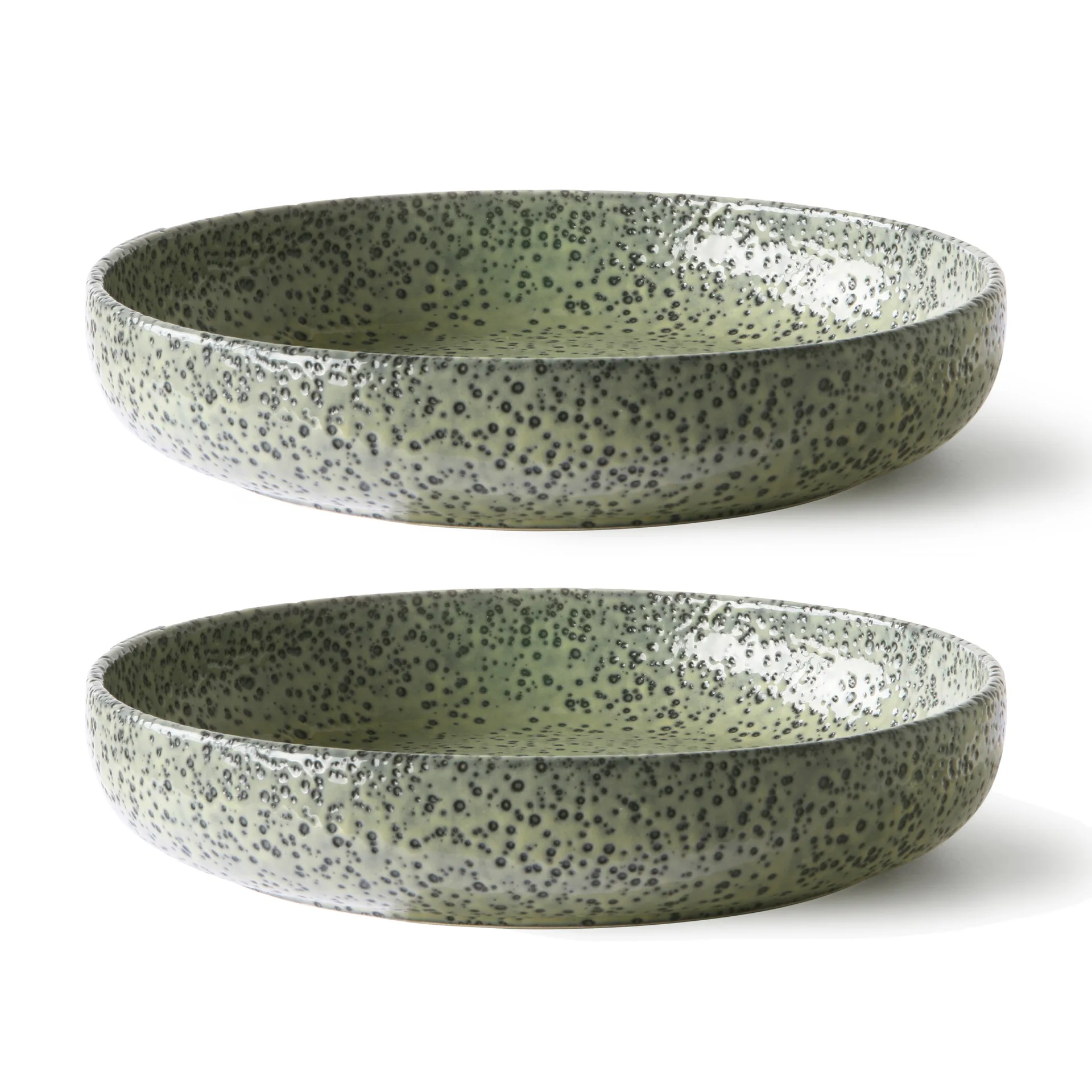 Gradient dyb tallerken Ø21,5 cm 2-pak, Green HKliving