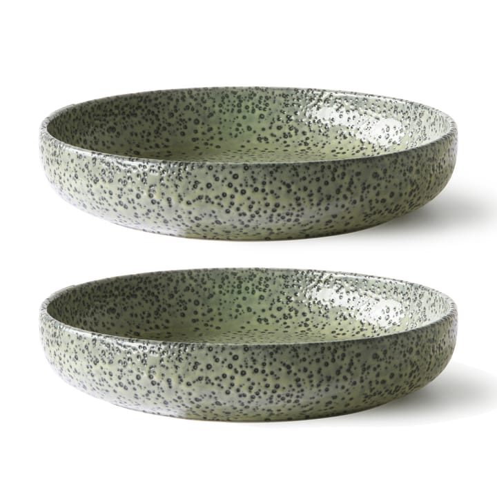 Gradient dyb tallerken Ø21,5 cm 2-pak - Green - HKliving