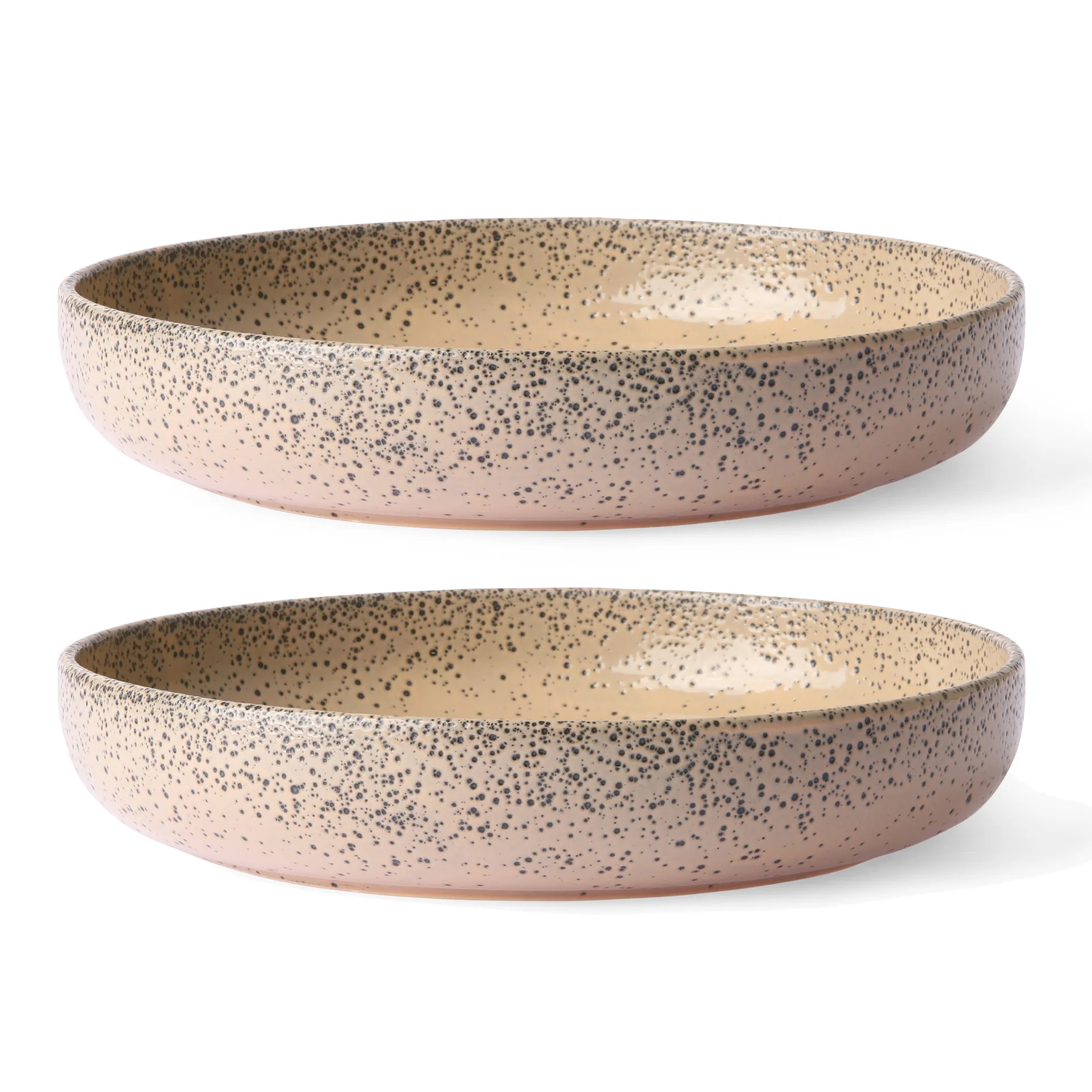 Gradient dyb tallerken Ø21,5 cm 2-pak, Taupe HKliving