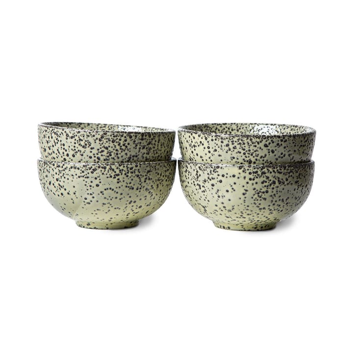 Gradient skål 4-pak Ø13x6,5cm, Grøn HKliving