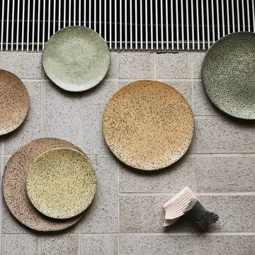Gradient tallerken 29 cm 2-pak - Grøn - HKliving