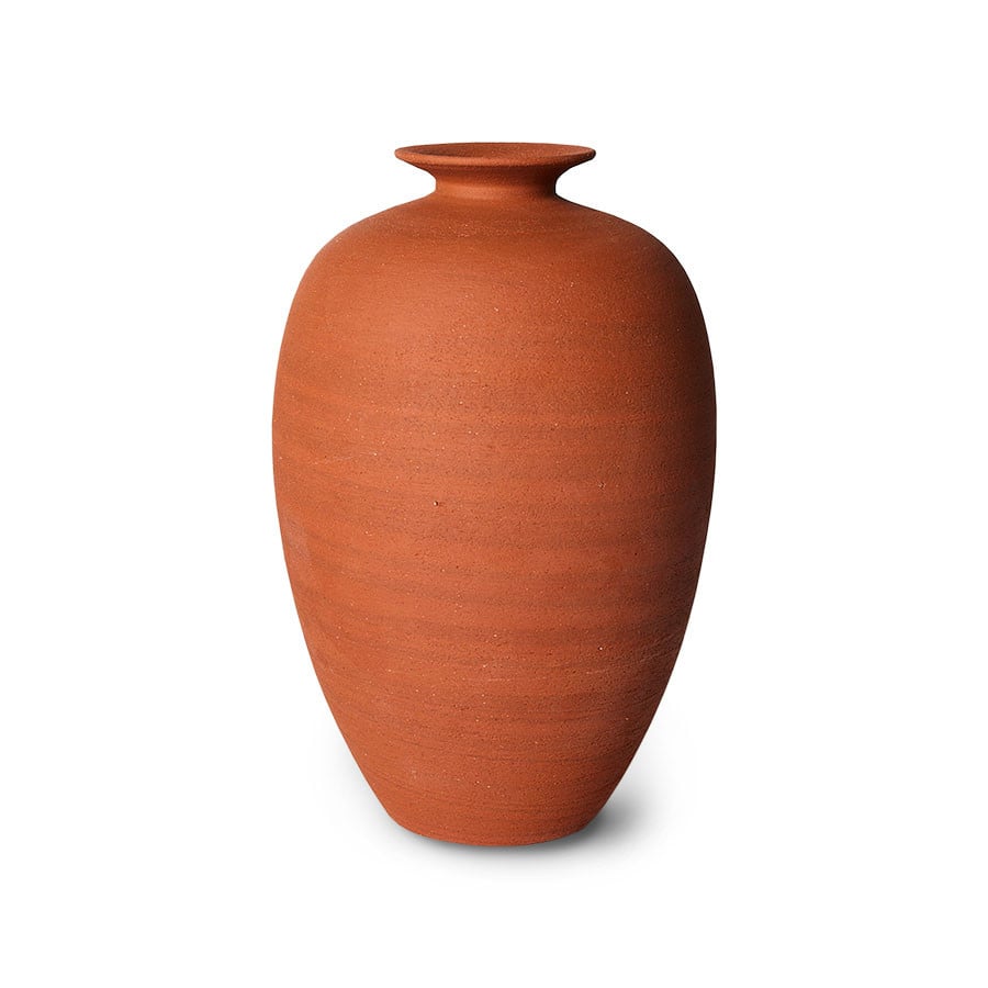 HKliving HK Objects vase Ø17×26,5 cm Terracotta