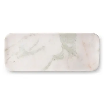 HKliving marmorbakke 30x12 cm - Hvid/Grøn/Lyserød - HKliving