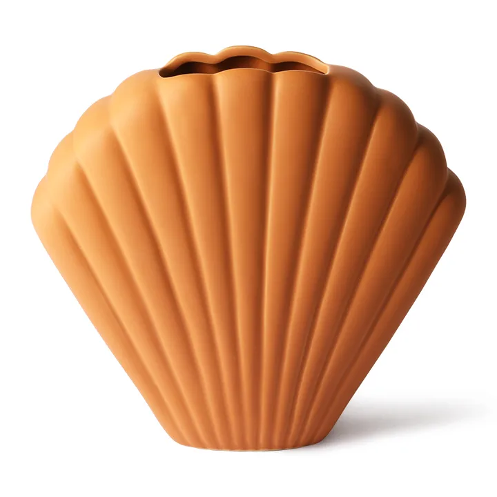 HKliving Shell vase L, Terra HKliving