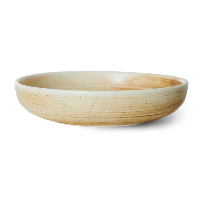 Home Chef dyb tallerken large Ø21,5 cm - Rustic cream/Brown - HKliving