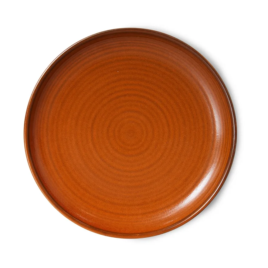 Home Chef side plate asiet Ø20 cm, Burned orange HKliving