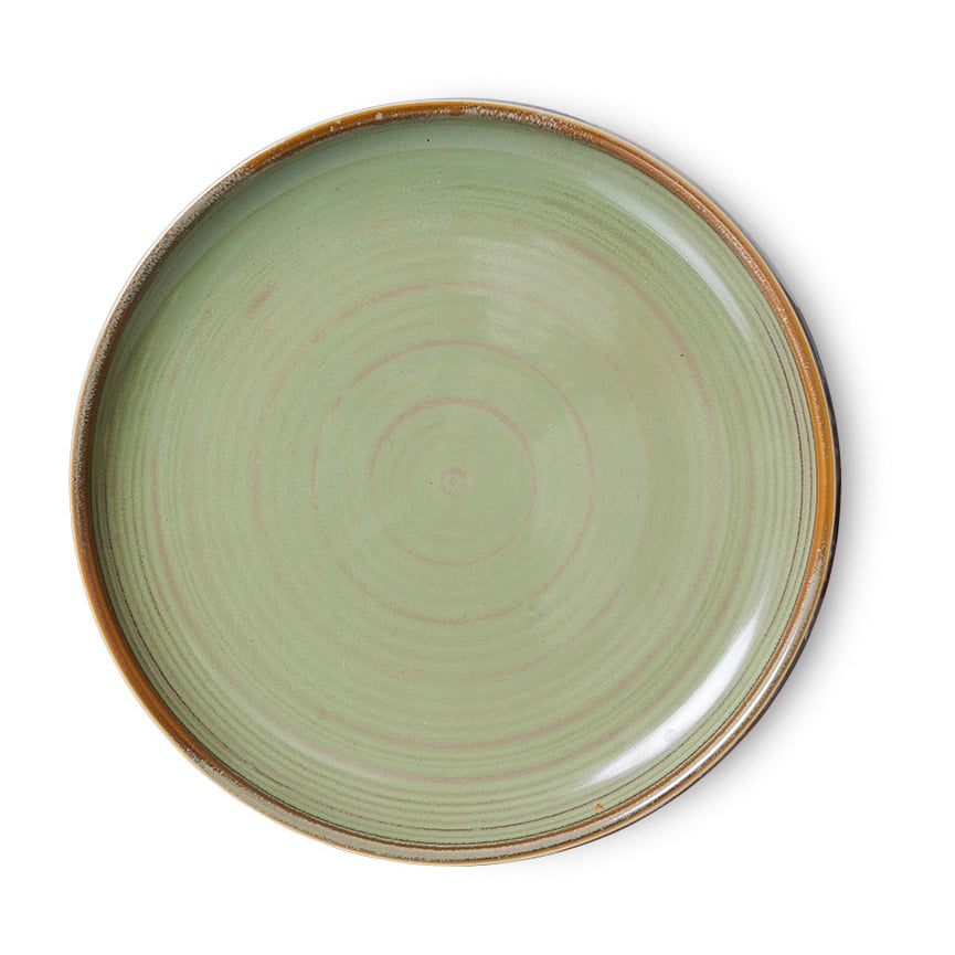 HKliving Home Chef side plate asiet Ø20 cm Moss green