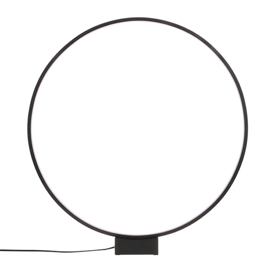 Luminous circle bordlampe 60 cm, Sort HKliving