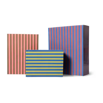 Opbevaringsboks med låg 3 dele - Dusk - HKliving