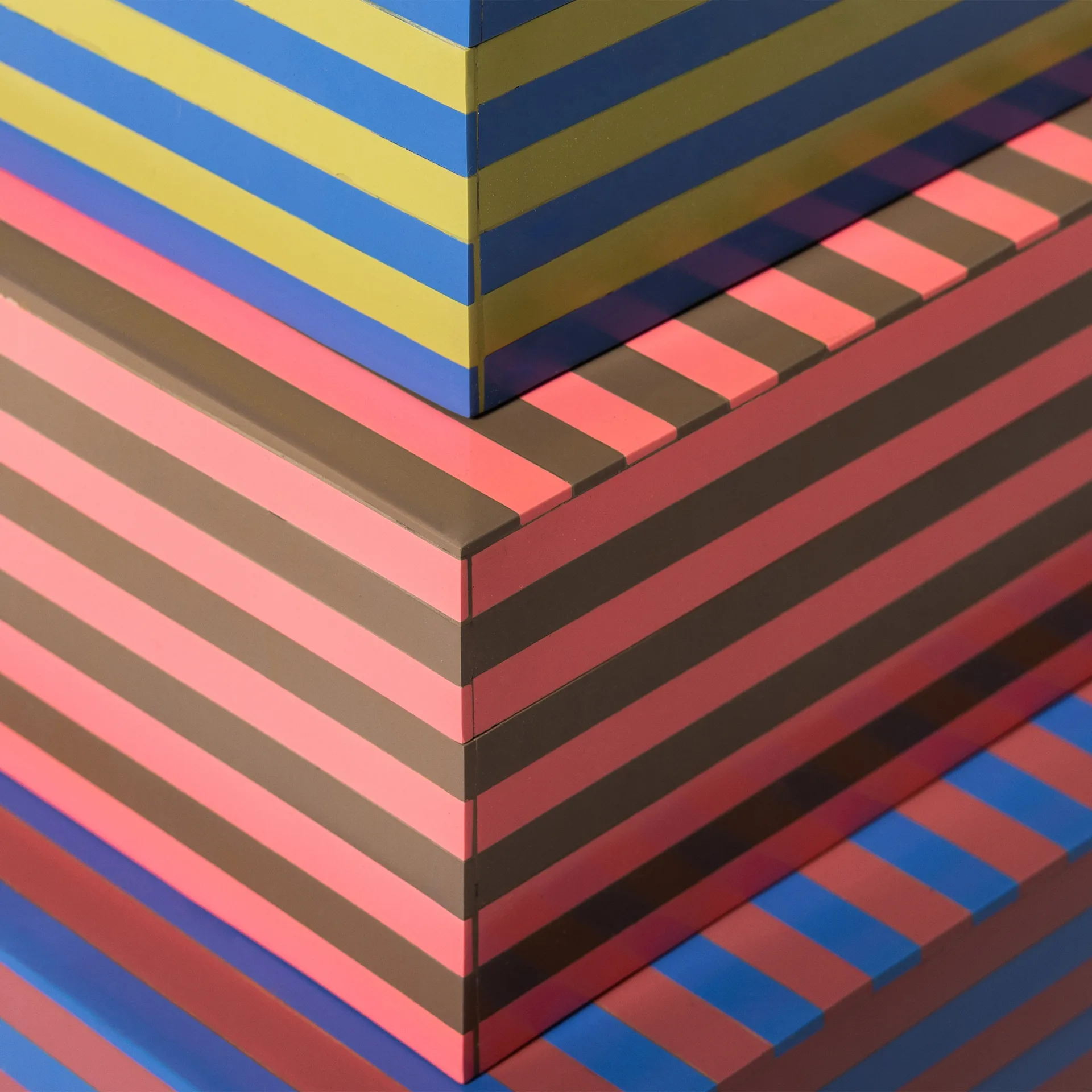 Opbevaringsboks med låg 3 dele, Dusk HKliving