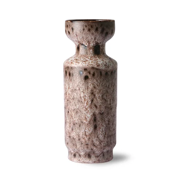 Retro vase Ø9x25 cm, Brun HKliving